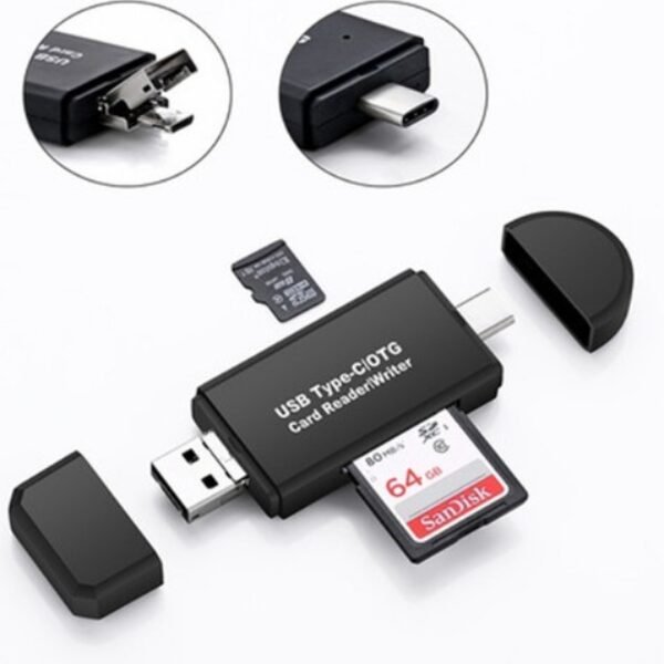 Smart Three-In-One Multi-Function Card Reader