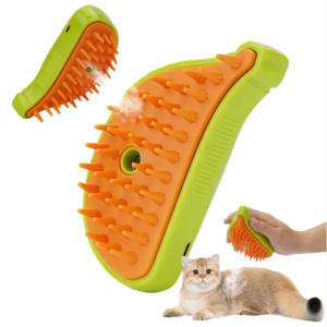 Revitalize Your Pet's Look with Our 3-in-1 Steam Brush: A Complete Grooming Solution for Cats and Dogs