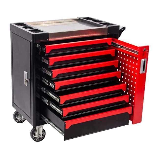 Advanced Durable American Professional Workshop Garage Toolbox with Tool Trolley Tool Cabinet Toolbox - Image 4