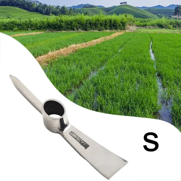 0.5lb/0.8lb/1.5lb Mini Pick Axe Stainless Steel Head Gardening Multifunctional Dual Purpose Axe Outing Hiking Tool - Image 4