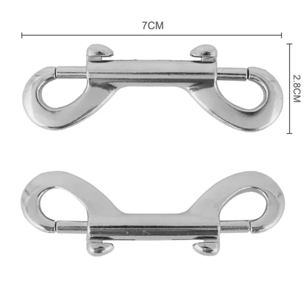 Double Ended Bolt Snap Hooks Heavy Duty Trigger Chain Marine Grade Metal Clips for Farm Use Water Bucket Dog Leash Wholesale