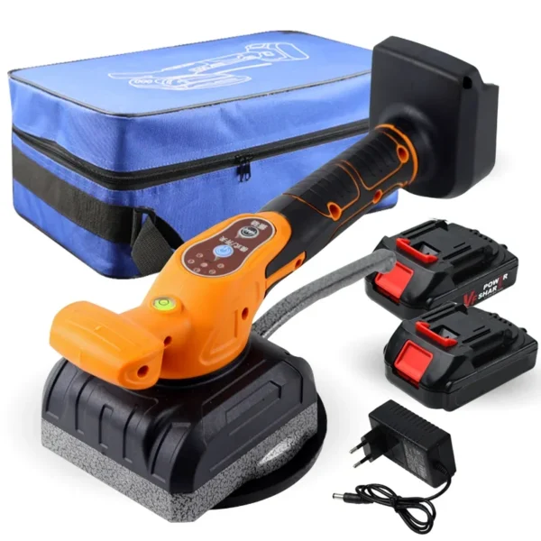 Professional 48VF Automatic Electric Tiling Machine 5 Gears Rechargeable Floor Laying Leveling Tool Bubble Leveler Power Tools