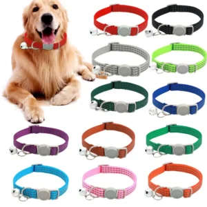 Pet Collar Dog Leash Breakaway with Bell for Training Breathable Reflective Lightweight Nicely Designed
