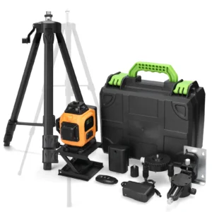 16 Lines Laser Level 3° Self-leveling Machine Battery Omnidirectional Ground Wall Sticker with 1.2m Adjustable Tripod Stand
