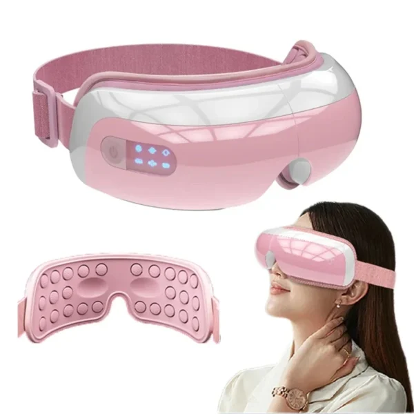 Electric Eye Massager 4D Music Hot Compress Air Bag Pressure Vibration Massage Eye Care Instrument Relief Fatigue Improve Sleep