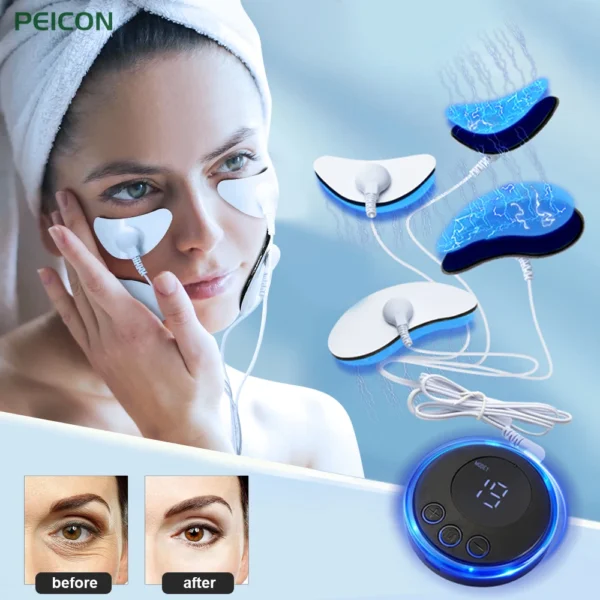 4/8PCS EMS Facial Massager Current Muscle Stimulator Facial Lifting Electronic Pulse Eye Face Lift Skin Tightening Anti-Wrinkle