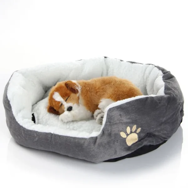 Pet Dog Sofa Bed Provides Warmth For Small Dogs Cat And Dog Mattress Pet Kennel Thickened Washable Plush Pet Supplies