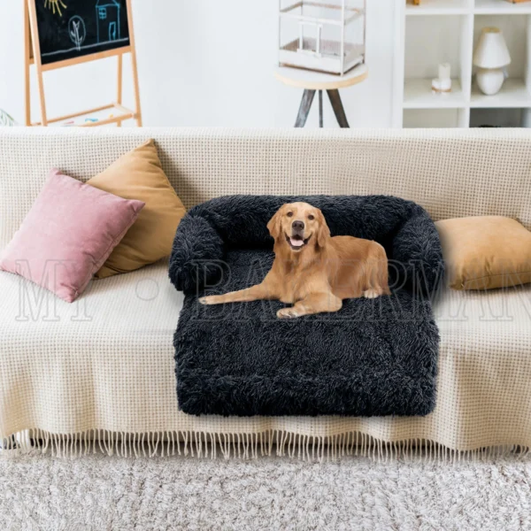 S-XXL Pet Dog Bed Sofa For Dog Pet Calming Bed Warm Nest Washable Soft Furniture Protector Mat Cat Blanket Large Dogs Sofa Bed - Image 2