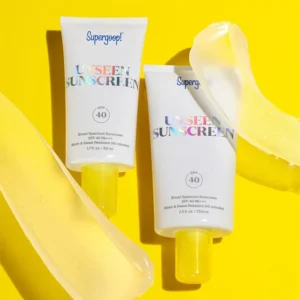 Supergoop Unseen Sunscreen SPF40 Invisible Isolation Cream Lasting Moisturizing Brightening Waterproof Face Suncreen