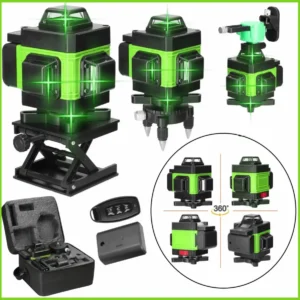 3D/4D 12/16 Lines Laser Level 3° Self-leveling Machine Battery Leveling Tool Vertical Horizontal Lazer Levels