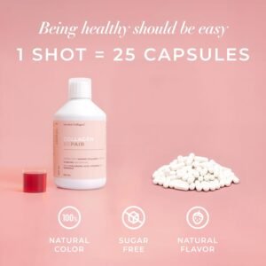 Swedish Collagen 10,000 mg Hydrolysed Marine Collagen Liquid Supplement