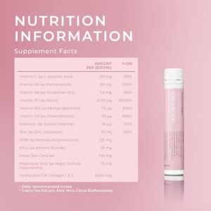 Swedish Collagen Deluxe 12,500mg Hydrolysed Marine Collagen Liquid Supplement
