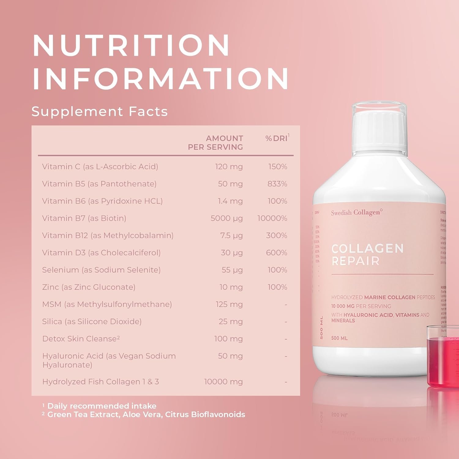 swedish collagen 10,000 mg hydrolysed marine collagen liquid supplement swedish collagen 10,000 mg hydrolysed marine collagen liquid supplement