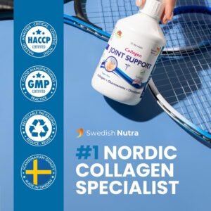 Swedish Nutra - Joint Support Collagen - Pack of 500ml, 33 Day Supply