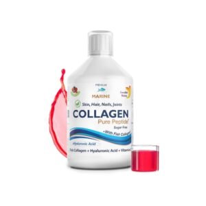 swedish nutra hydrolyzed marine collagen liquid supplement pack of 500 ml