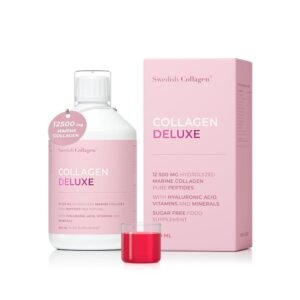swedish collagen deluxe 12,500 mg hydrolysed marine collagen liquid supplement